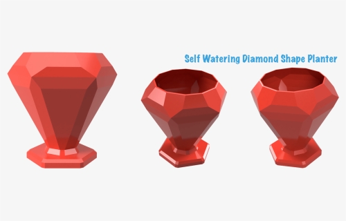 Expocnc Self Watering Diamond Shape Planter, HD Png Download, Transparent PNG