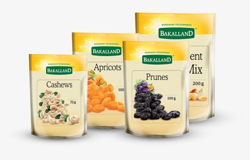 Bakalland Dried Fruit, Nuts & Seeds In English Package, HD Png Download, Transparent PNG