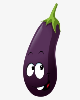 Eggplant Clipart Individual Fruit Vegetable, HD Png Download, Transparent PNG