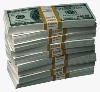 Transparent Stack Of Money Clipart, HD Png Download, Transparent PNG