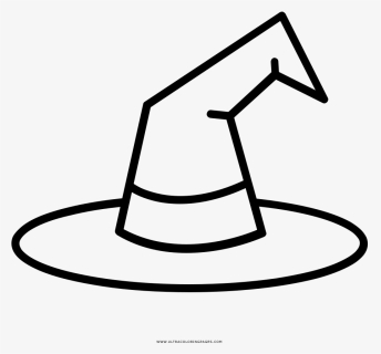 Wizard Hat Coloring Page Clipart , Png Download, Transparent Png, Transparent PNG