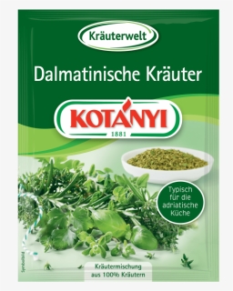 Kotányi Dalmatinische Kräuter Im Brief, HD Png Download, Transparent PNG