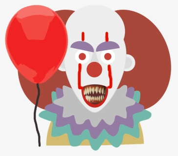 Clown Clipart Scary, HD Png Download, Transparent PNG