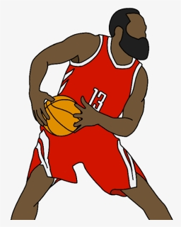 James Harden Step Back Illustration Rockets Houston, HD Png Download, Transparent PNG