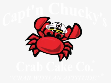 Captn Chucky Logo Registered Crab With An Attitude, HD Png Download, Transparent PNG