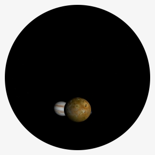 Io Moon Orbiting Around Jupiter, HD Png Download, Transparent PNG