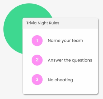 Trivia-rules, HD Png Download, Transparent PNG