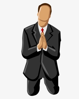 Transparent Man Praying Silhouette Png, Png Download, Transparent PNG