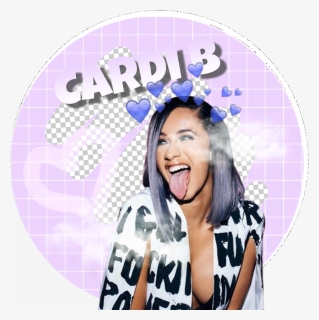 Cardi B 💜♤ 😍 Cardib Bartiercardi Beautifulcardib, HD Png Download ...