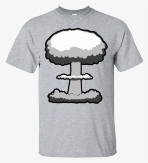 Mushroom Cloud Graphic T-shirt, HD Png Download, Transparent PNG