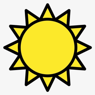 Sun Emoji Png, Transparent Png, Transparent PNG