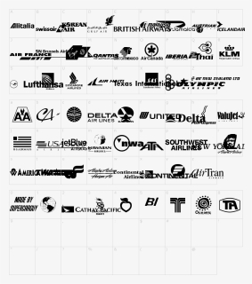 Airline Logos Past Font, HD Png Download, Transparent PNG
