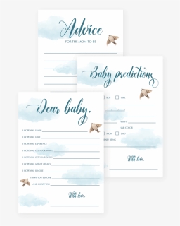 Air Baby Shower Games Printable By Littlesizzle, HD Png Download, Transparent PNG