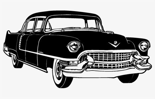 Old Classic Cars Silhouettes020, HD Png Download, Transparent PNG