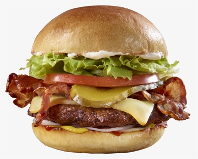 Giant Junior Bacon Cheeseburger , Png Download, Transparent Png, Transparent PNG