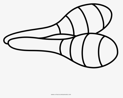 Maracas Coloring Page, HD Png Download, Transparent PNG