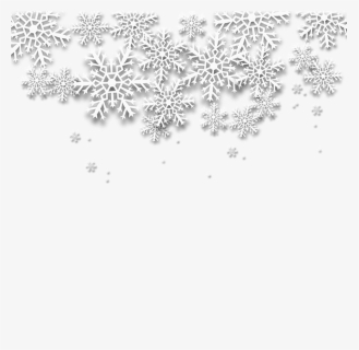 #ftestickers #snow #snowflakes #border #aesthetic #transparent, HD Png Download, Transparent PNG
