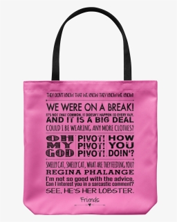 Friends Quotes Reusable Shopping Tote, Beach Bag, HD Png Download, Transparent PNG