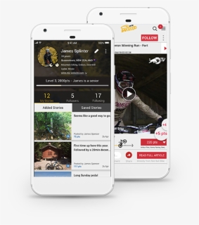Smartdev Whip Mtb Mobile App, HD Png Download, Transparent PNG