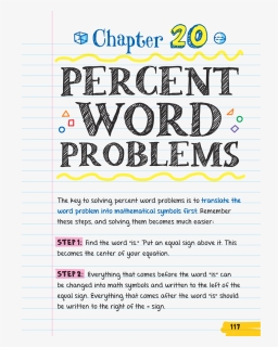 Chapter 20 Percent Word Problems The Key To Solving, HD Png Download, Transparent PNG