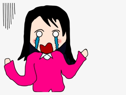 Transparent Girl Crying Png, Png Download, Transparent PNG