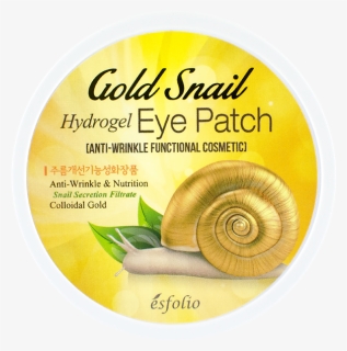 Esfolio Gold Snail Hydrogel Eye Patch 60pcs 60pcs ,, HD Png Download, Transparent PNG