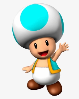 Cyan Toad Nsmbvr, HD Png Download, Transparent PNG