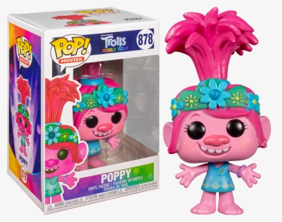 Funko Pop Movies Trolls World Tour Poppy, HD Png Download, Transparent PNG
