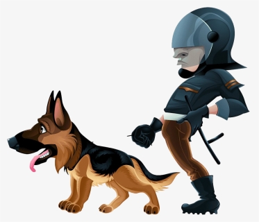 Police German Shepherd Dog Png Download Image, Transparent Png, Transparent PNG