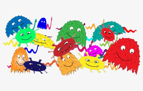 Bacteria Illustration, HD Png Download, Transparent PNG