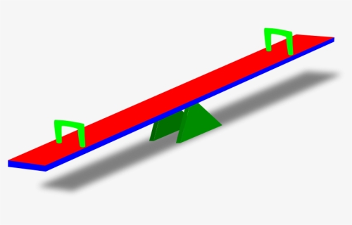 Clip Art See Saw Balance - Power Balance On See Saw, HD Png Download