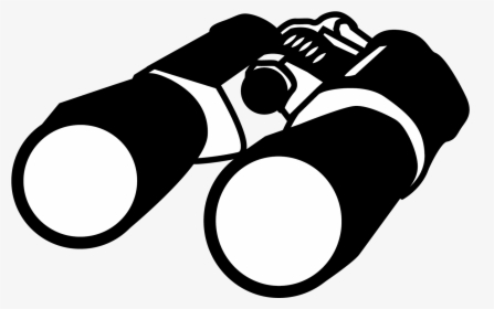 Binoculars Clipart Safari Binoculars - Binoculars Clipart Black And White, HD Png Download, Transparent PNG