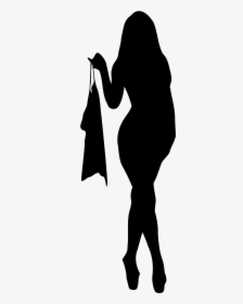 Male Clipart Fashion Model - Silueta De Mujer Sensual, HD Png Download, Transparent PNG