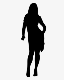 Clipart - Woman Walking Away Silhouette, HD Png Download, Transparent PNG