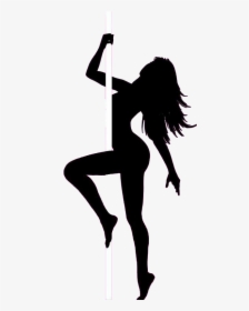 Pole Dance Png - Pole Dancer Silhouette Png, Transparent Png, Transparent PNG
