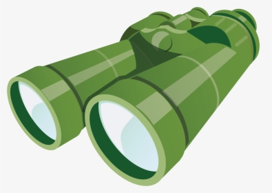 Binoculars Clipart Green - Binoculars Icon, HD Png Download, Transparent PNG