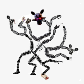 Monster Mangle Has 4 Heads, 5 Hands, 1 Hook And 3 Legs - Mangle Legs, HD Png Download, Transparent PNG