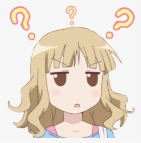 Anime Girl Confused Png , Png Download - Don T Understand Png, Transparent Png, Transparent PNG