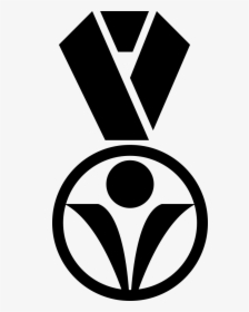 Medal Of Circular Shape Hanging Of A Ribbon Necklace - Medal Logo, HD Png Download, Transparent PNG