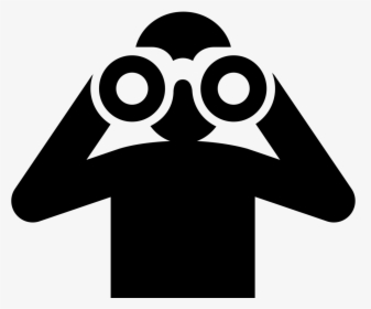 Transparent Objetivo Png - Binoculars Icon Png, Png Download, Transparent PNG