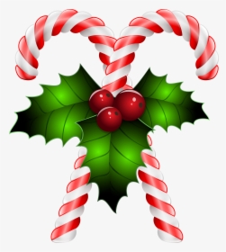 Christmas Candy Cane Transparent Clipart , Png Download - Christmas Candy Cane Transparent Background, Png Download, Transparent PNG