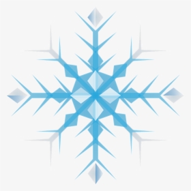 Navidad, Geométrica, Hielo, Snow, Copo De Nieve - Snowflake Clipart Blue, HD Png Download, Transparent PNG