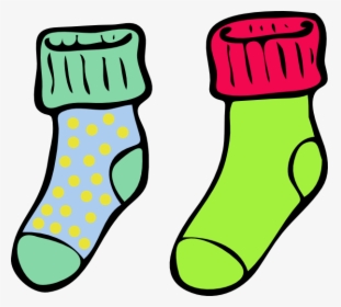 Jeans Clipart Cartoon - Socks Clip Art, HD Png Download, Transparent PNG