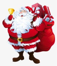 Papá Noel Feliz Png Transparente - Santa Claus Transparent, Png Download, Transparent PNG