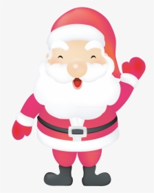 Papa Noel, Santa Claus, Navidad Vector - Cute Santa Claus Clipart, HD Png Download, Transparent PNG