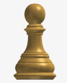 Wooden Chess Pawn - Chess Pieces Transparent Png, Png Download, Transparent PNG