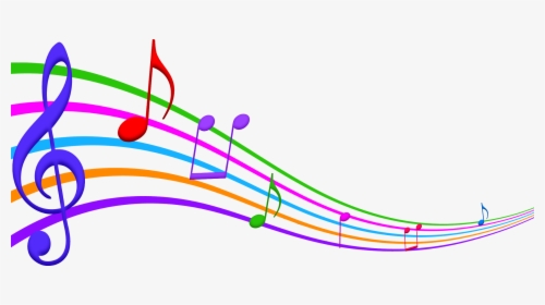 Colored Musical Notes Clip Art, HD Png Download, Transparent PNG