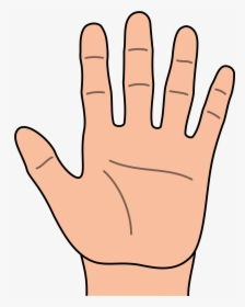 Handprint Outline Hand Outline 2 Hands Template Clipart - Hand Clipart, HD Png Download, Transparent PNG