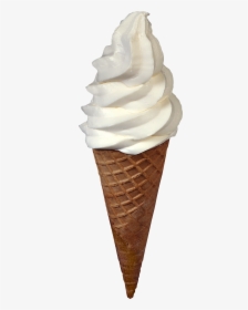 Ice Cream Png Image - Frozen Yogurt On A Cone, Transparent Png, Transparent PNG