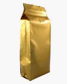 Side Gusset Coffee Bag Gold - Handbag, HD Png Download, Transparent PNG